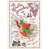 Torchon La Carte Des Bordeaux Ecru 48 X 72