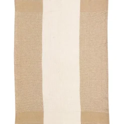 Torchon nid d'abeilles Finn recyclé Sable 50 x 70