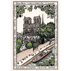 Torchon Notre dame Ecru 48 x 72