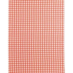 Torchon recyclé VICHY pêche 50 x 70