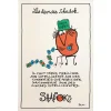 Torchon Shadoks Einstein Ecru 48 x 72