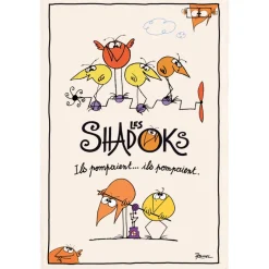 Torchon Shadoks Ils pompaient Ecru 48 x 72