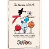 Torchon Shadoks Pourquoi faire simple Ecru 48 x 72