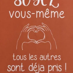 Torchon Vous-même Rouge 50 x 70