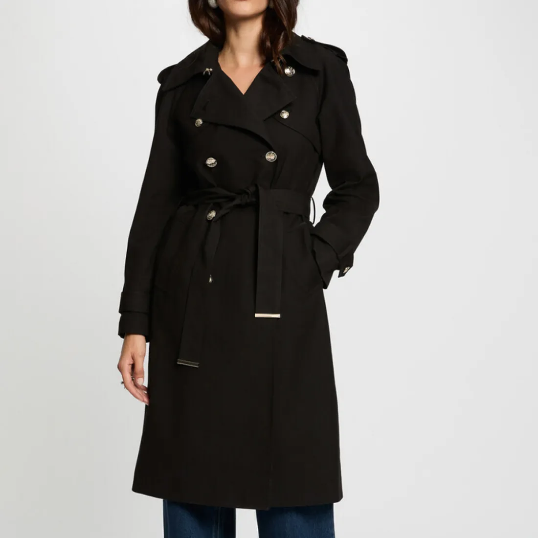 Trench femme noir