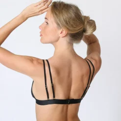 Triangle velours Noir Midnight Lingerie