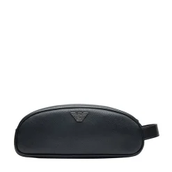 Trousse de toilette Noir en cuir