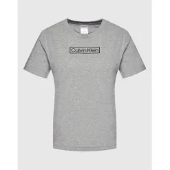 T-shirt col rond à manches courtes - Calvin Klein Underwear Gris en coton