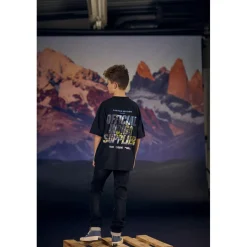 T-shirt garçon Danybo noir en coton