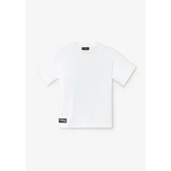 T-shirt garçon Zabrabo blanc imprimé en coton