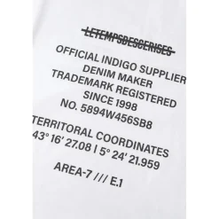 T-shirt garçon Zabrabo blanc imprimé en coton