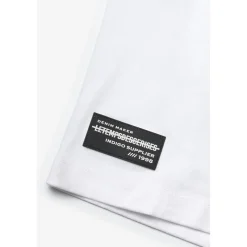 T-shirt garçon Zabrabo blanc imprimé en coton