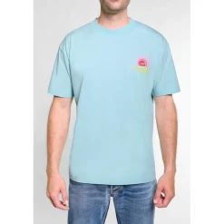 T-shirt Hinata Japan Rags bleu lagon Asa