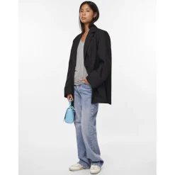 T-shirt loose fit manches courtes gris