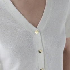 T-shirt manche courte beige
