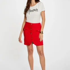 T-shirt manche courte blanc en viscose