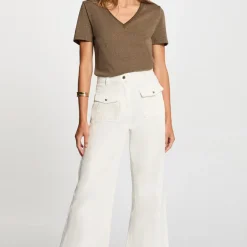 T-shirt manche courte Morgan kaki