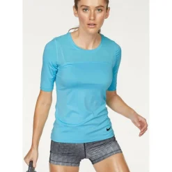 T-shirt manches courtes femme Nike - Bleu