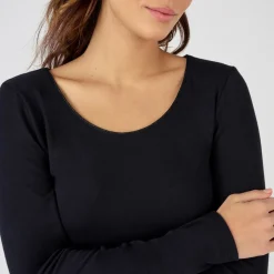 T-shirt manches longues - Noir