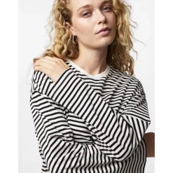 T-shirt oversize fit manches courtes blanc en coton