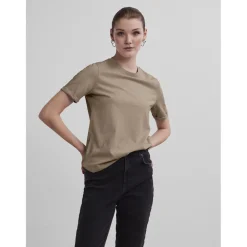 T-shirt regular fit manches courtes marron Ruth