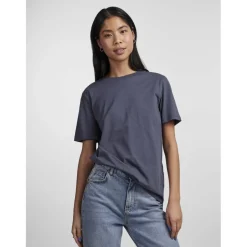 T-shirt regular fit manches courtes bleu Zoe