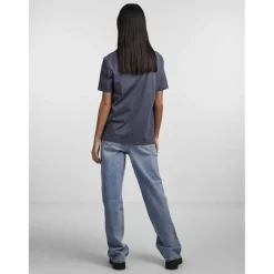 T-shirt regular fit manches courtes bleu Zoe