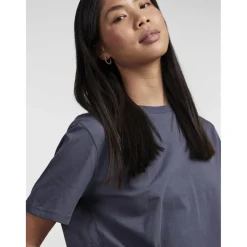 T-shirt regular fit manches courtes bleu Zoe