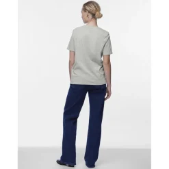 T-shirt regular fit manches courtes gris Eve