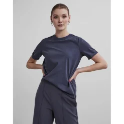 T-shirt regular fit manches courtes bleu Maëlys