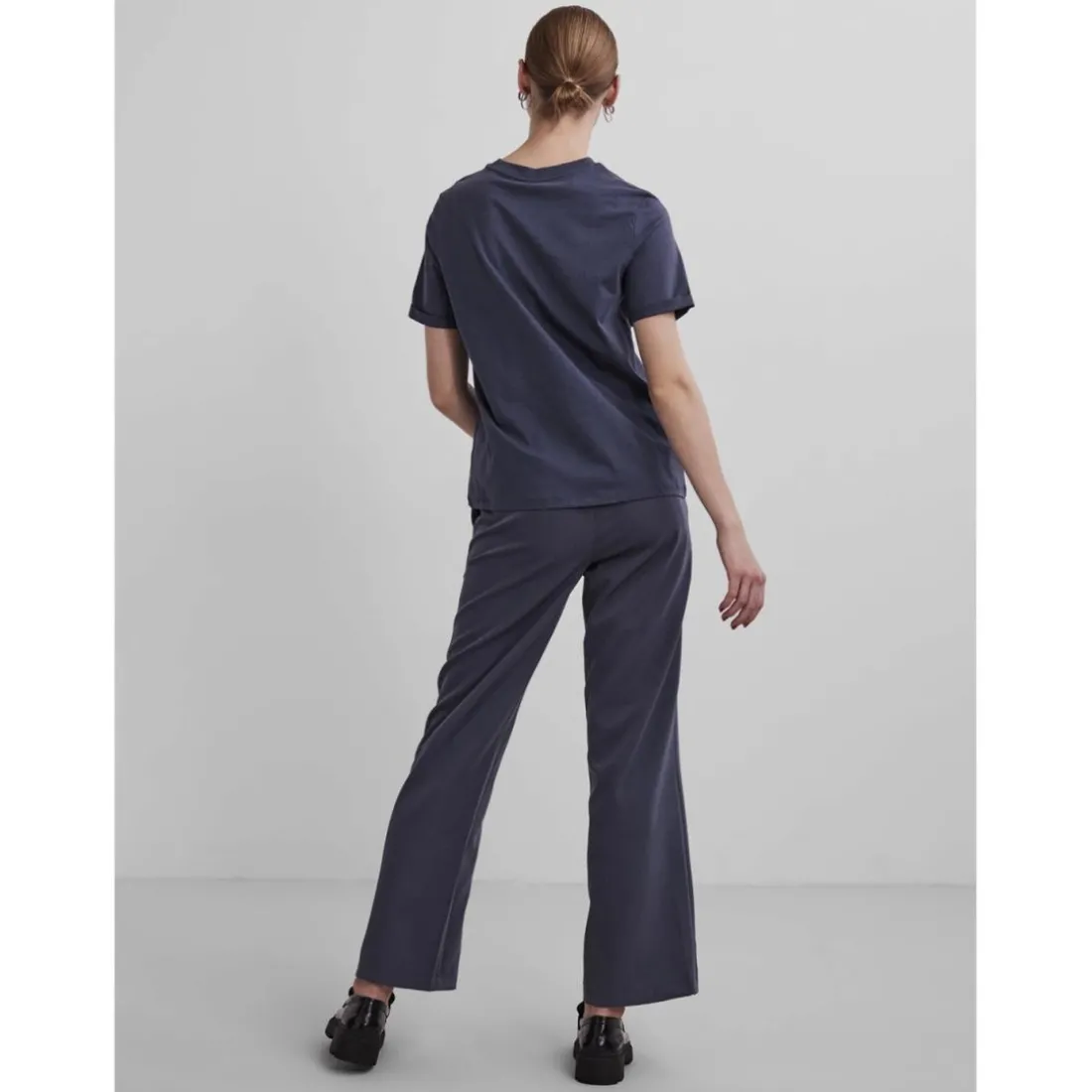 T-shirt regular fit manches courtes bleu Maëlys