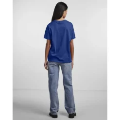 T-shirt regular fit manches courtes bleu June