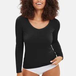 T-shirt thermique manches longues noir
