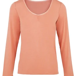 T-shirt thermique manches longues rose