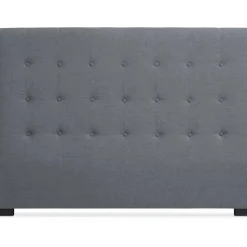Tête De Lit 160 cm Tissu Gris GLAM