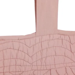 Tête de lit en boutis uni coton Becquet - Rose