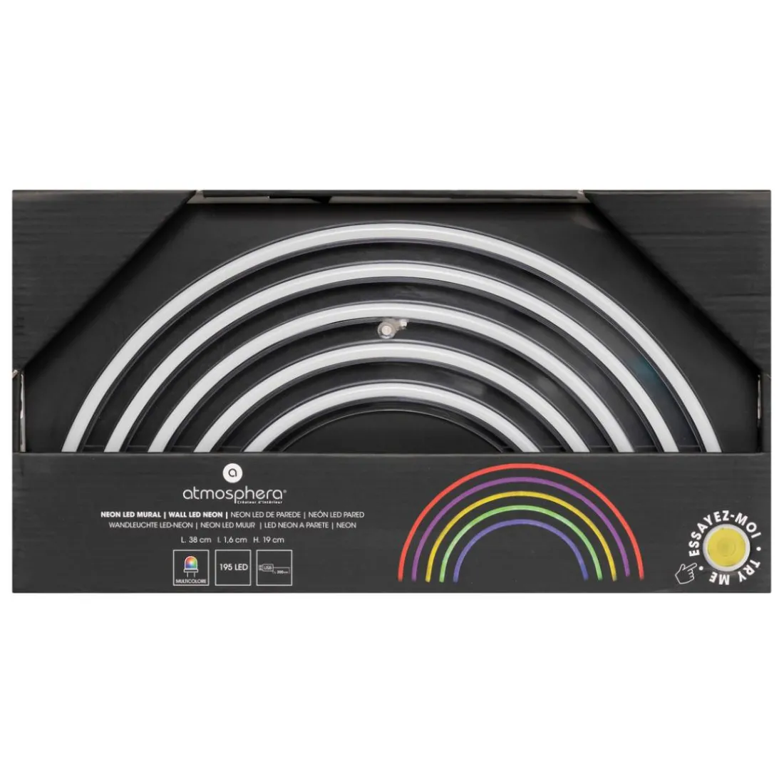 Tube néon mural led