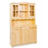 Vaisselier 3 portes en Bois massif STULIO