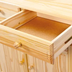 Vaisselier 3 portes en Bois massif STULIO