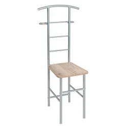 Valet de chambre avec assise en décor chène San Remo