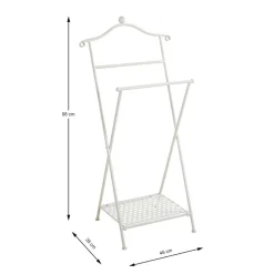 Valet de chambre blanc vintage