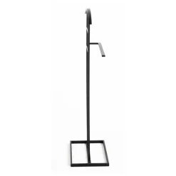 valet en métal laqué noir