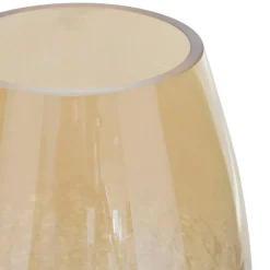 Vase Alexis transparent Doré