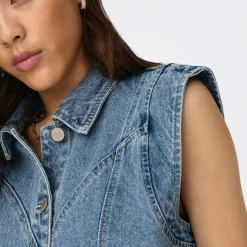 Vest en Jean sans manche ONLKENNEDY - Bleu Amy