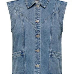 Vest en Jean sans manche ONLKENNEDY - Bleu Amy