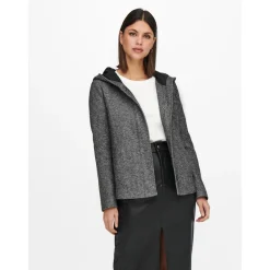 Veste Capuche Manches longues gris Aria