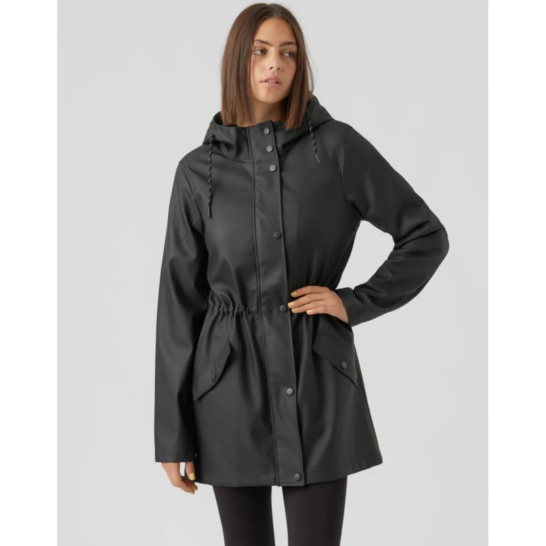Veste Capuche Manches longues noir Mae