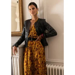 Veste cintrée effet cuir 3 Suisses femme - Noir