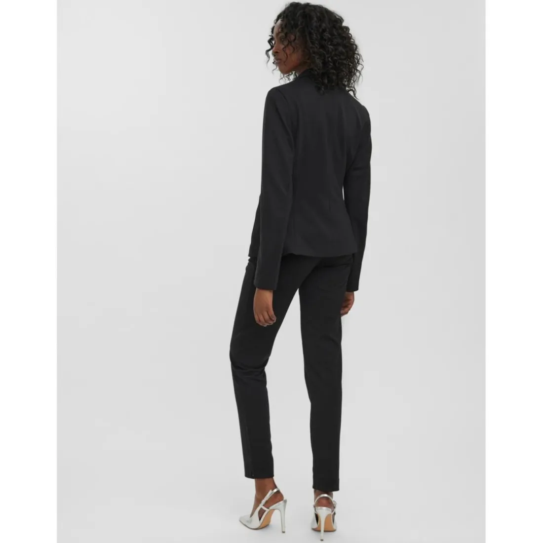 Veste classique revers à encoche - Noire