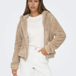 Veste court à fourrure Newanna - Beige Lila